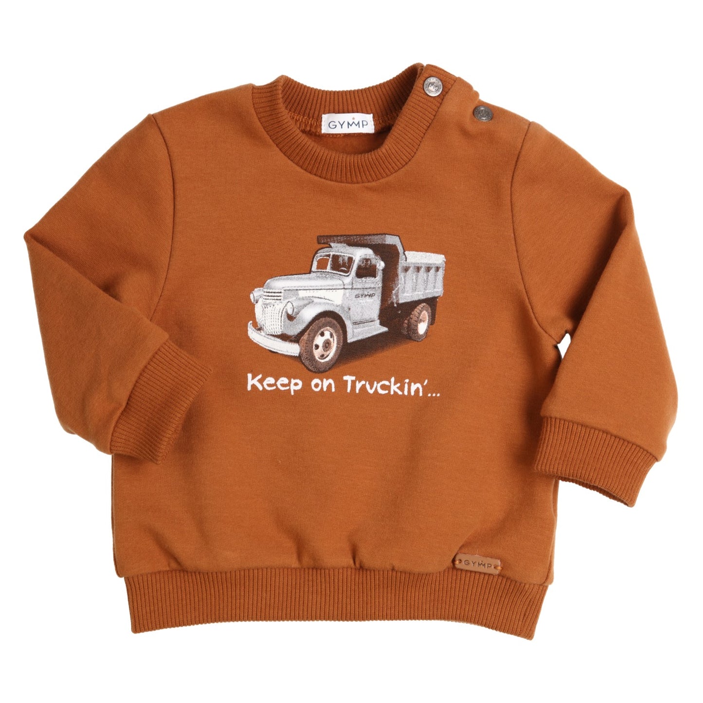 Sweater truck cognac